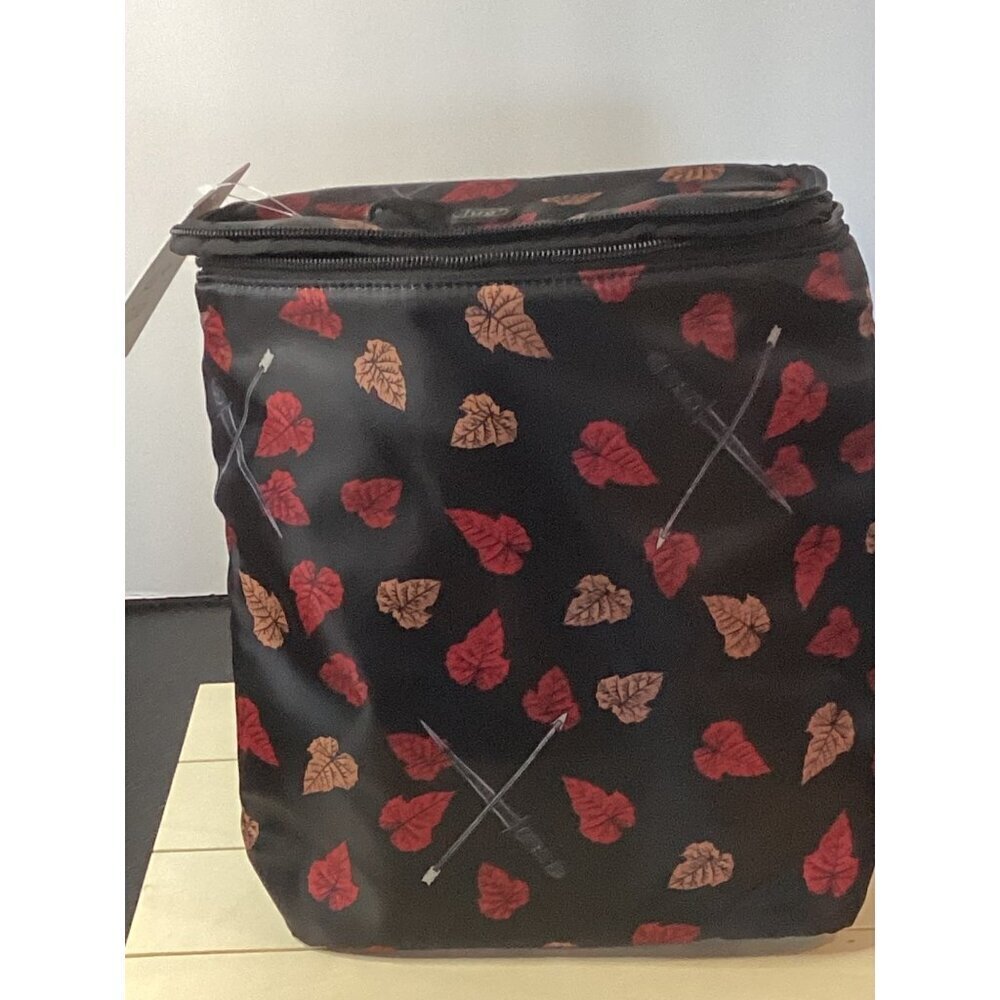 LUG Dolly Tall Cosmetic Case Dagger Rose NWT